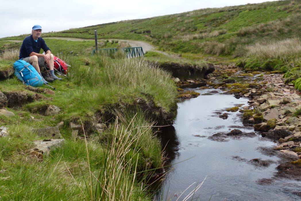 A long day past Tan Hill and across Stonesdale and Sleightholme moors before sleeping rough three miles from Middleton in Teesdale (Day 3 - days 10 & 11 in the guide).