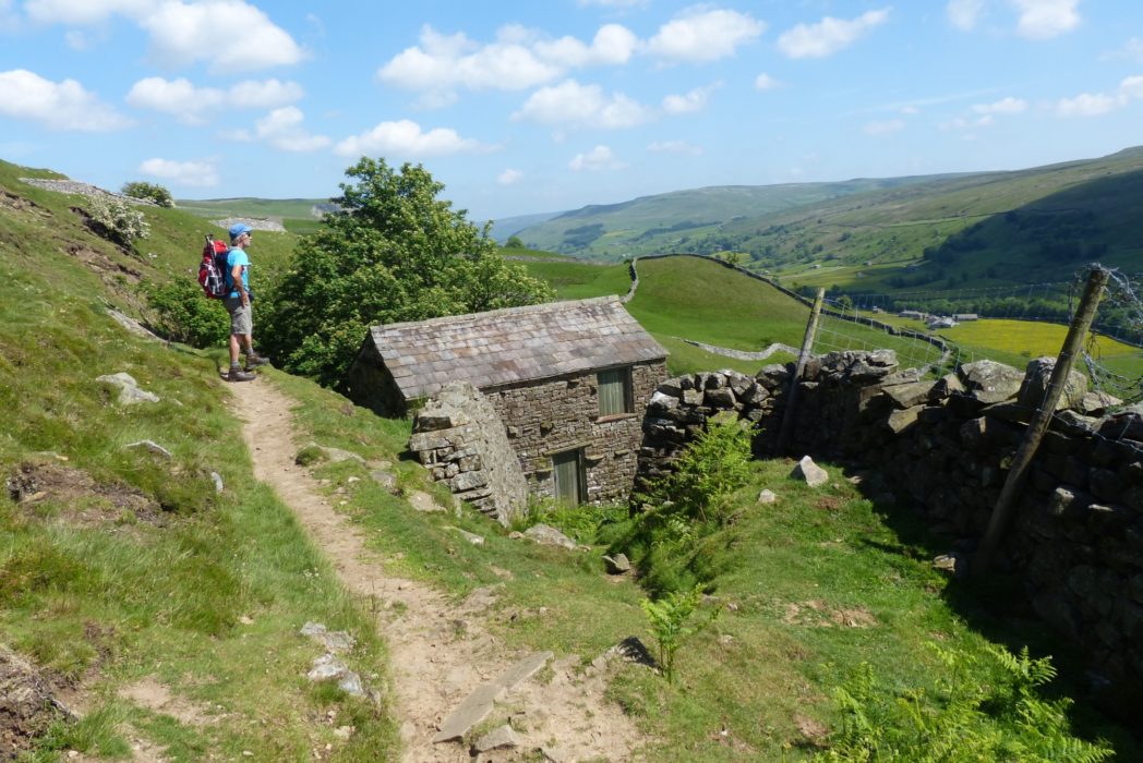 Traversing Kisdon Hill to the delightful hamlet of Keld (Day 2 - day 9 in the guide).