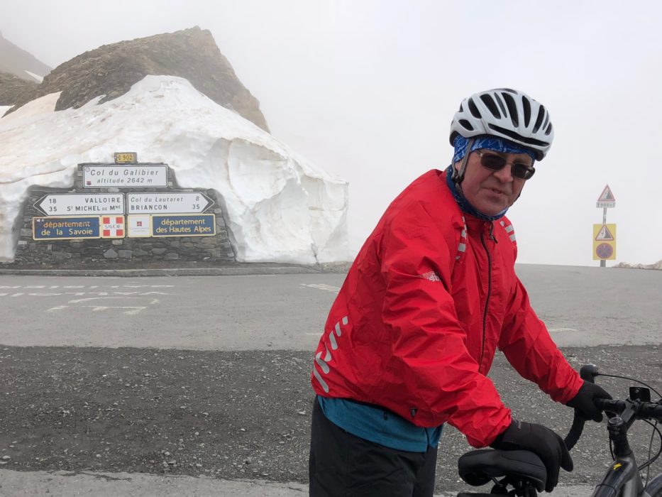 The summit of the Col du Galibier