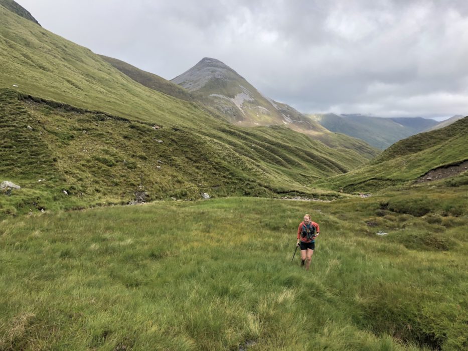 On The Beautiful Section Through The Mamores Binnean Mor Behind