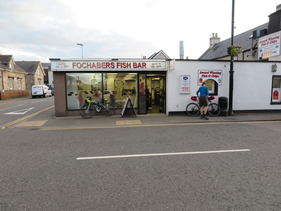 Taking advantage of stops on the way can help reduce carrying heavy loads of food