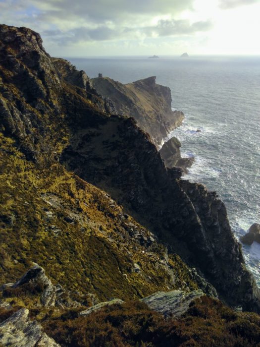 The cliffs of Bray Head