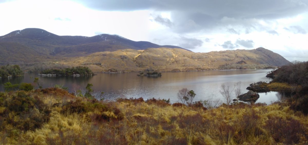 Upper Lake and Purple Mountain in the Killarney National Park
