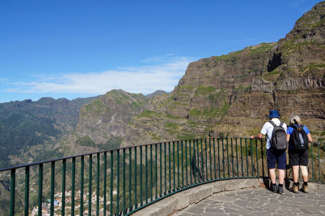 A dizzying viewpoint over the Curral valley from Eira do Serrado