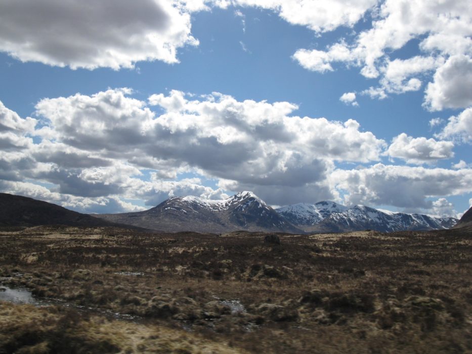Scottish Highlands – a typical mountain scene