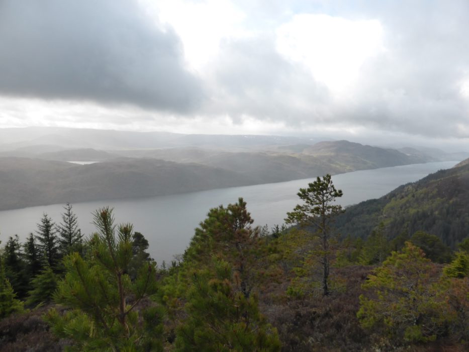 Atmospheric views looking back towards Fort Augustus on Loch Ness