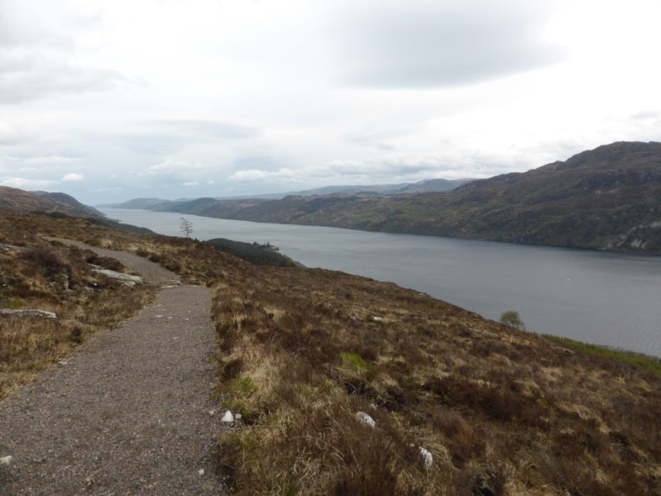 Views along Loch Ness on the high route, heading to Drumnadrochit