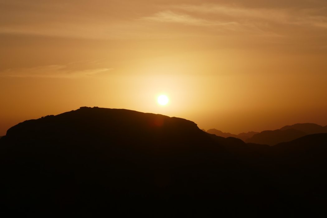 Sunset on Mount Sinai