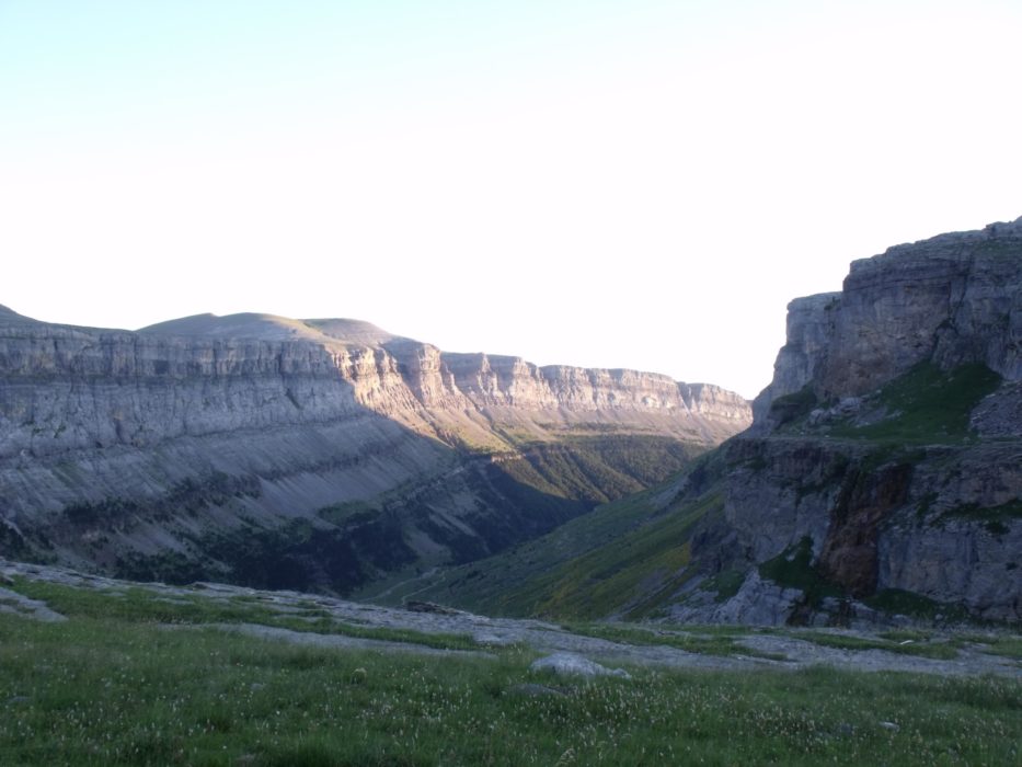 Ordesa Canyon from below Refugio de Góriz