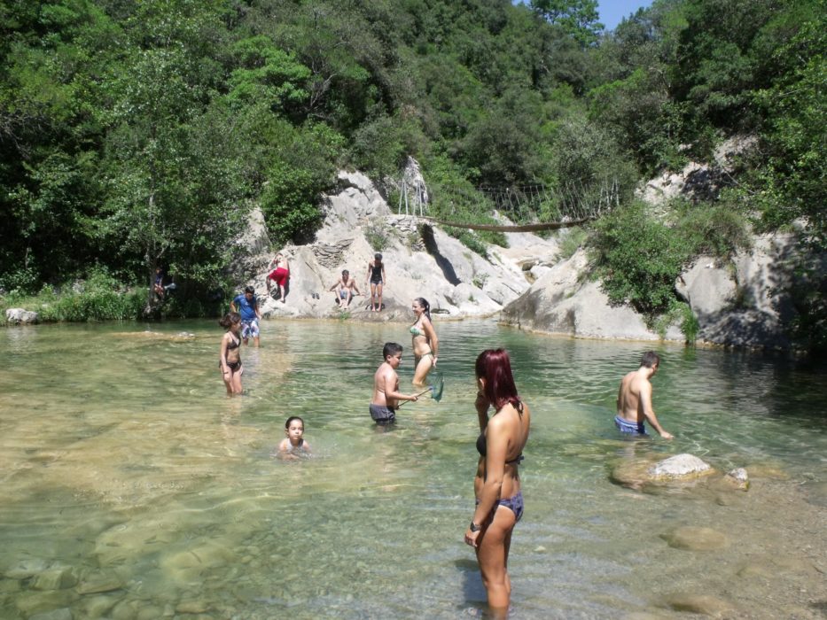 Swimming hole on Riera de Sant Aniol