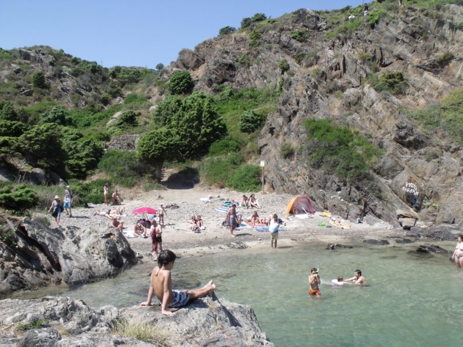 Small beach at Cala Jugadora