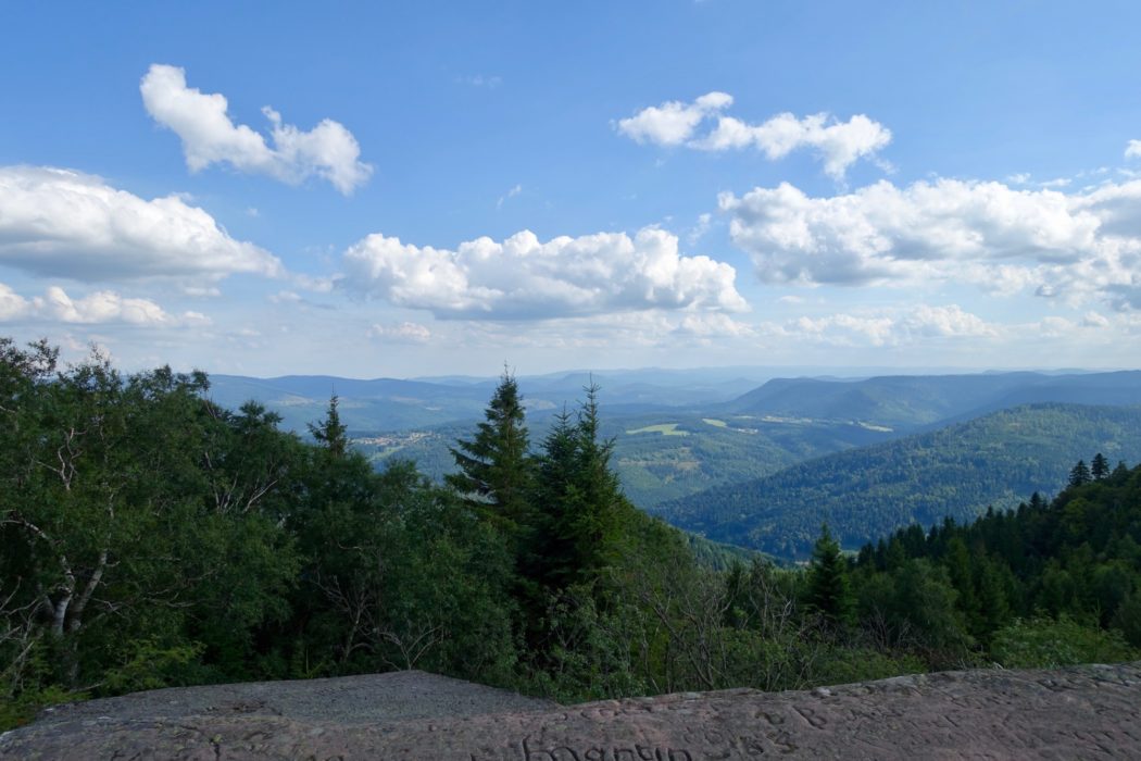 The view from Le Donon (1008m) (Alsace)