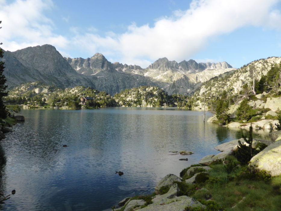Leaving the Refugio Josep Maria Blanc behind on day four