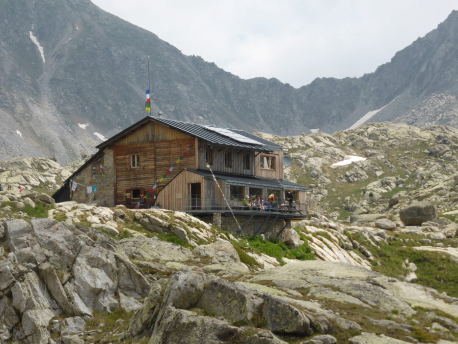 Refugio de Colomina where we enjoyed lunch
