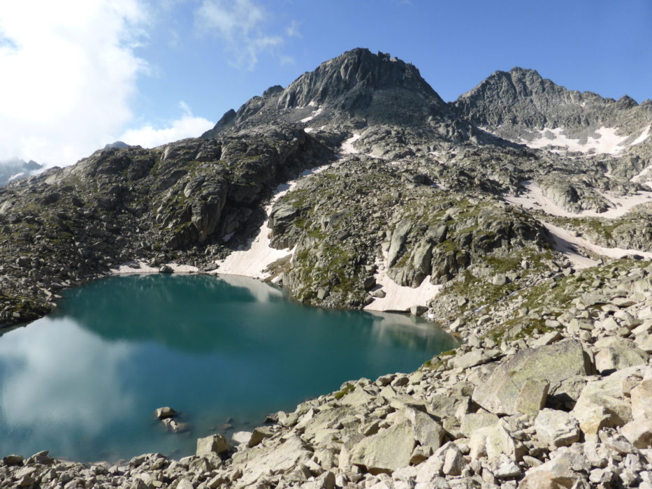 Stunning surroundings climbing towards the Col de Monestero