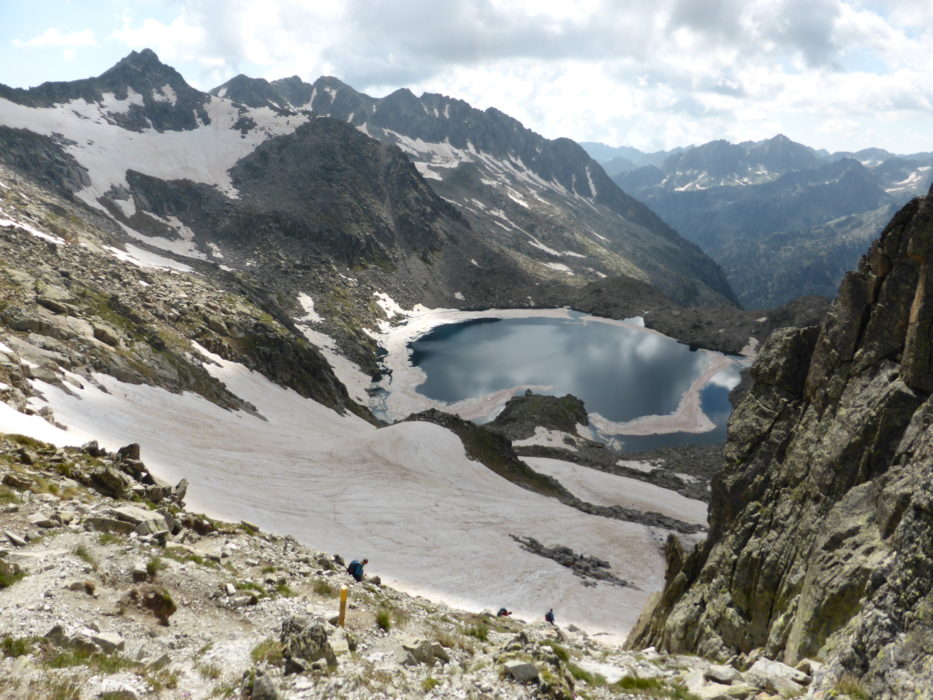 Stunning views below, but how do we get down?