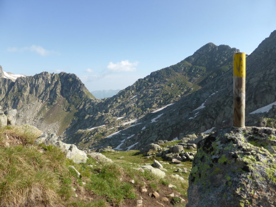 The route is marked excellently throughout