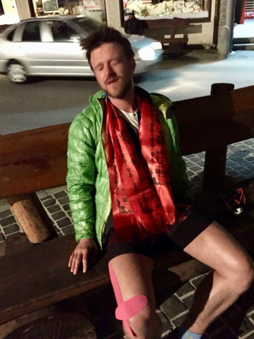 Battered but no longer in pain, the Ultra Tour Monte Rosa had taken a lot out of me. Finally there was the relief of knowing the race was over and I could just sit