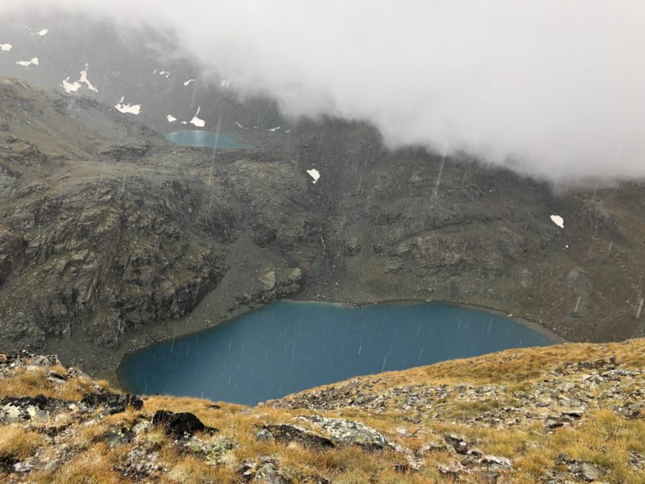During the first day we were treated to several hours of heavy rain, sleet, hail and snow