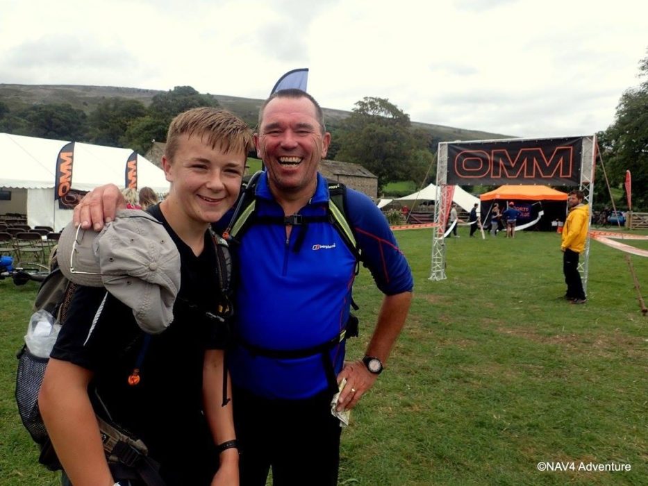 Smiles all round at the end of the 2017 OMM Lite