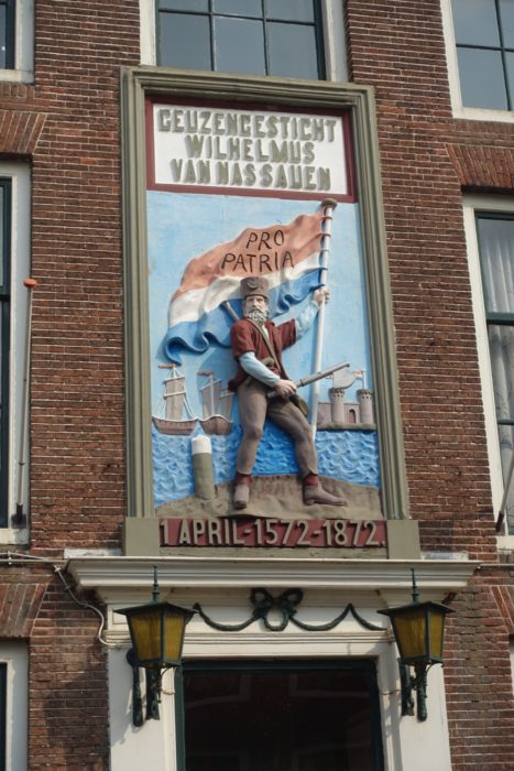 Monument commemorating capture of Brielle by the watergeuzen