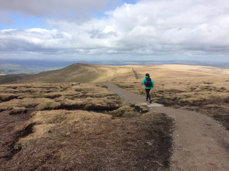 A great way to travel. Fastpacking in the Black Mountains of Wales