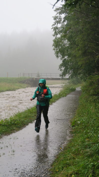 Make sure you're prepared for quickly changing weather in the mountains (Photo by Chris Councell)