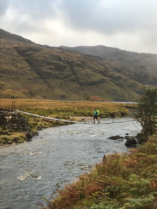 Crossing the River Carnach, Knoydart (Photo by Chris Councell)