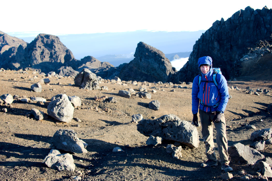 The pumice strewn slopes of Piton des Neiges