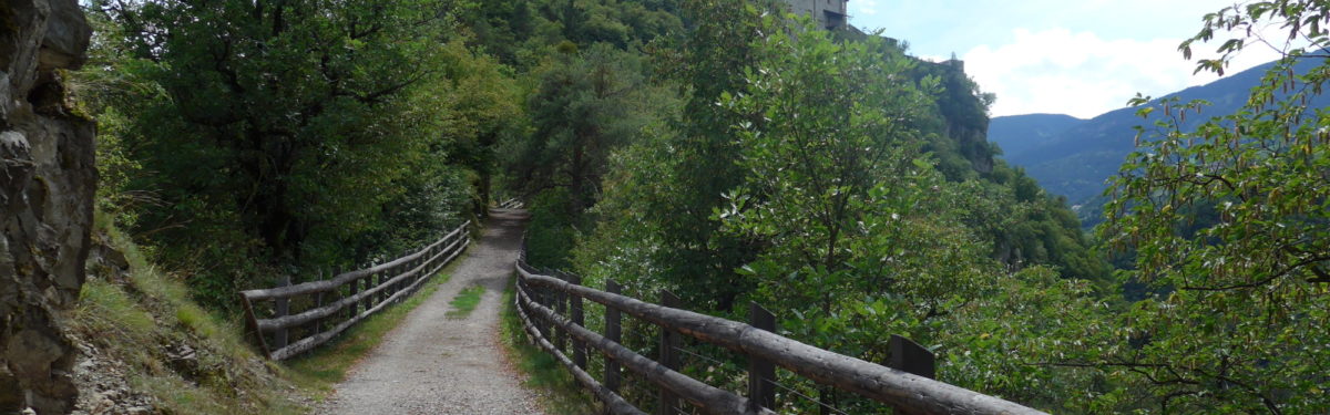 Klöster Säben on a hilltop above Klausen