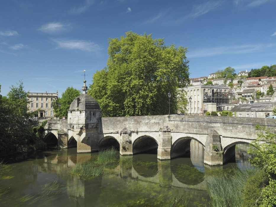 The medieval Town Bridge at Bradford-on-Avon