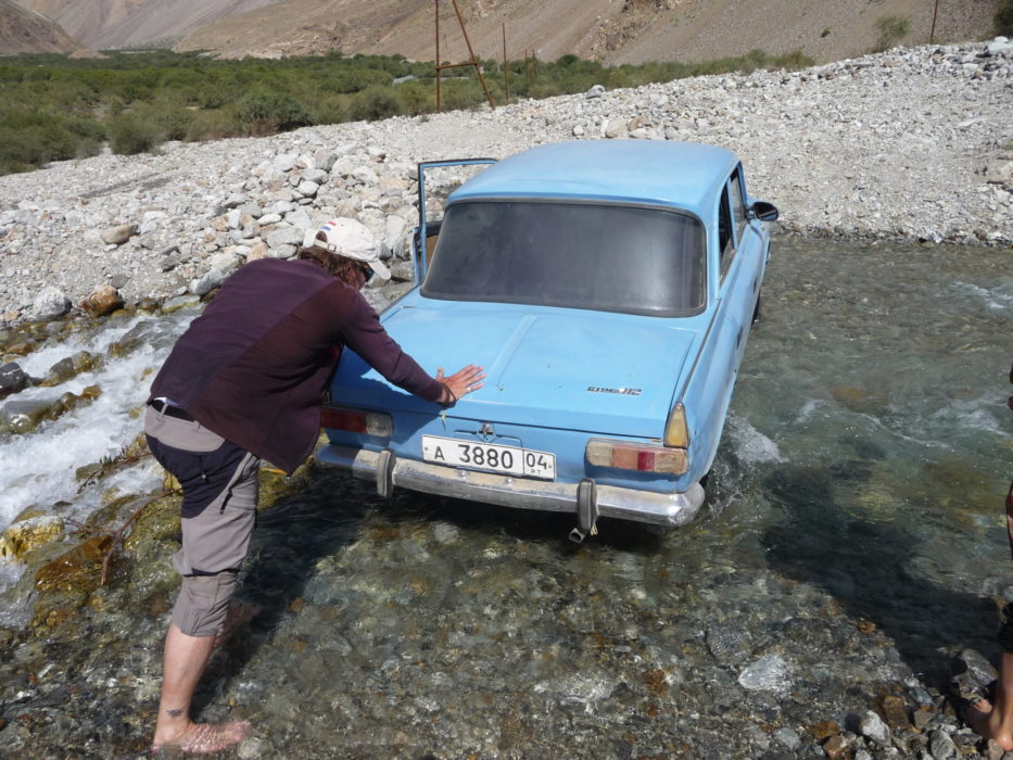 In rural Tajikistan roads and vehicles don't always co-operate