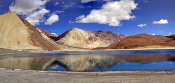 15 Pangong Lake Panorama Made Of 15 A And 15 B