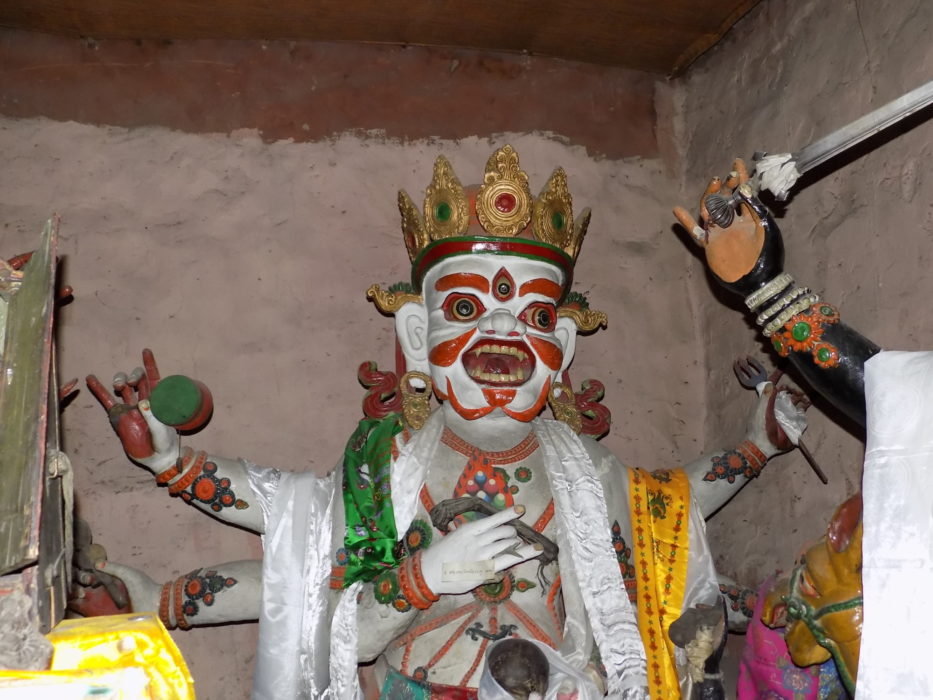 7 White Mahakala Protector Icon Normally Mahakala Appears In A Dark Blue Or Black Colour