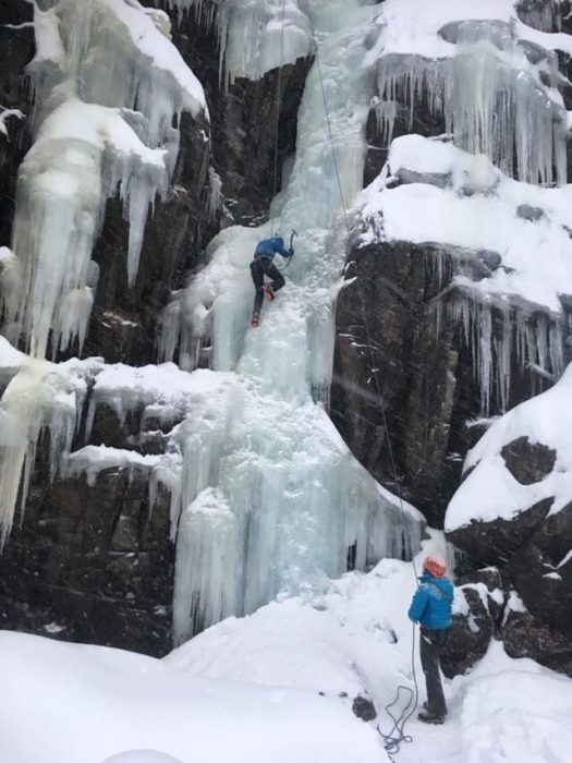 Kroken is one of the best areas for climbing, situated just off of the Vemork road, west of the hydroelectric power plant. There are an abundance of grade 1 routes for beginners and intermediate climbers to practice on.