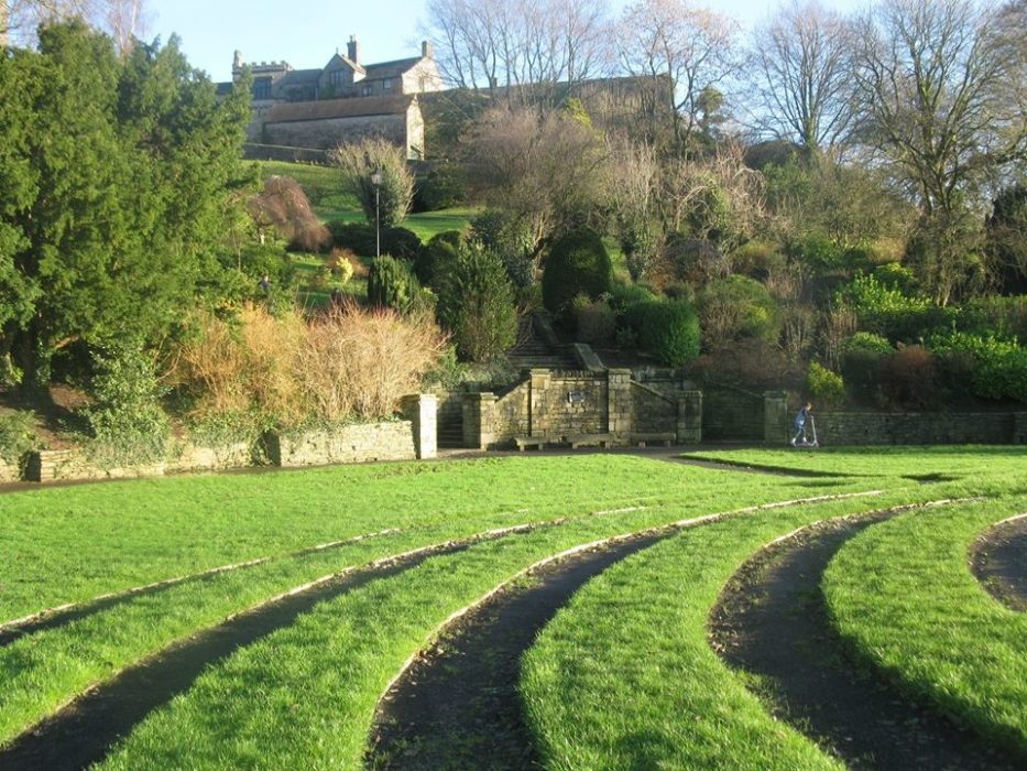 The grounds of Clitheroe Castle