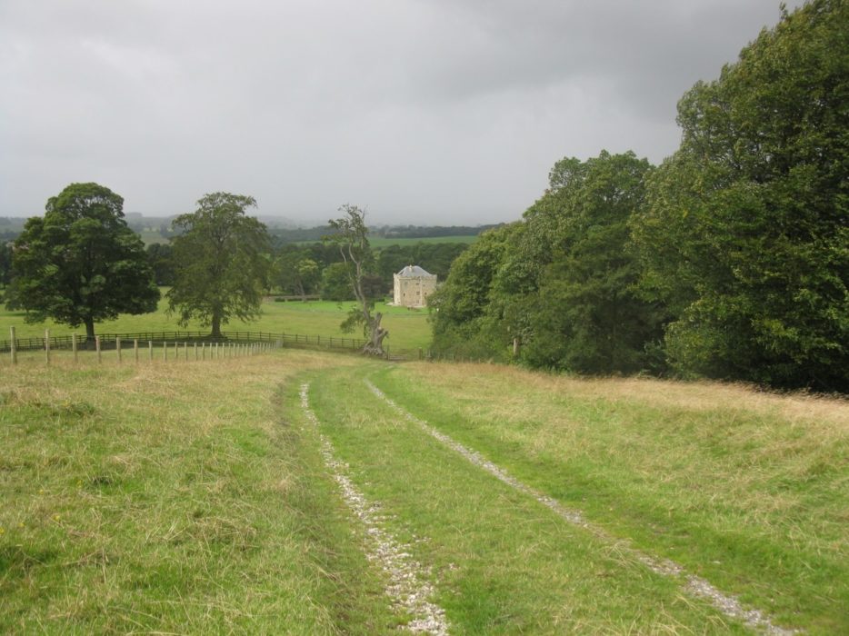 The parkland of Hellifield Peel