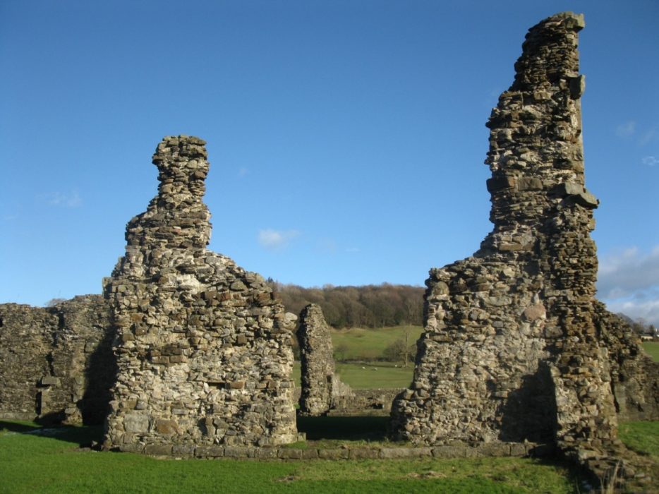 The ruins of Sawley Abbey