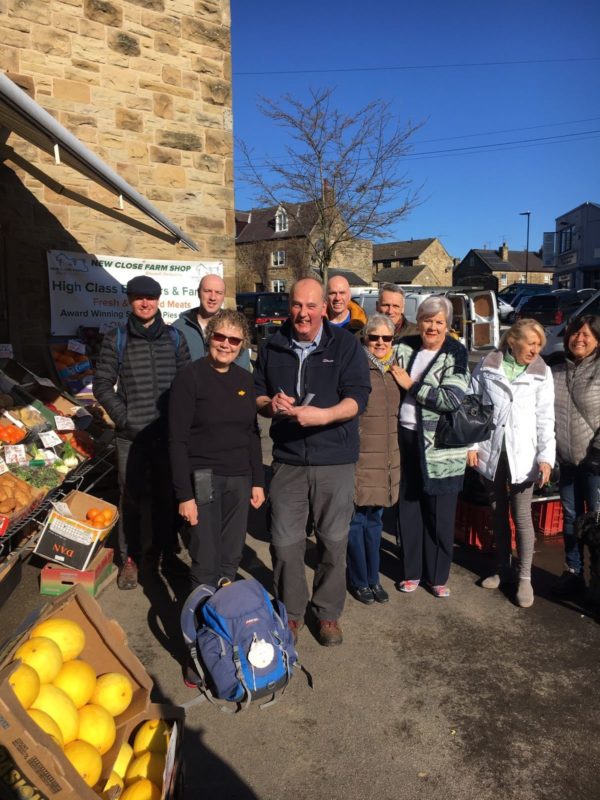 The Grand Depart: Mark the greengrocer signs my Pilgrim Passport and I head off for Spain