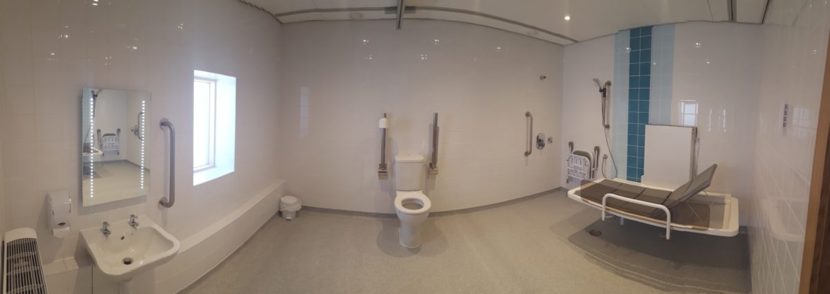 A fully accessible room at Bendrigg