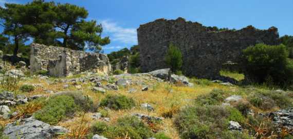 We explored the ruins; walked among the crumbling walls