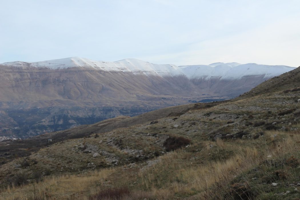 By mid-November winter is imminent in the Lebanese mountains