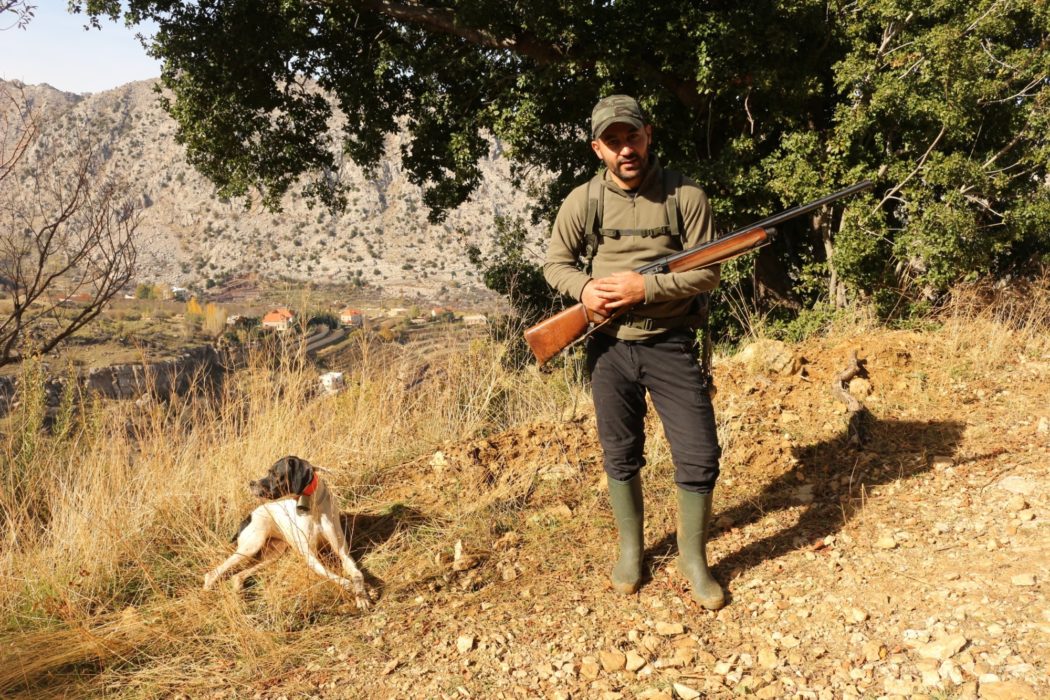 Local hunter with his retriever