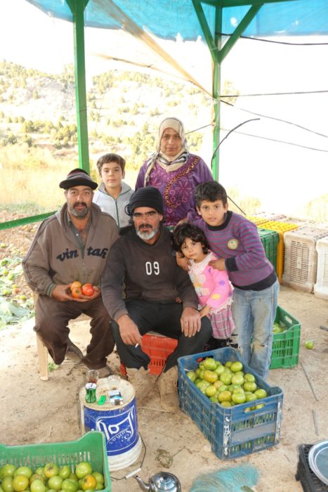 Muslim family in Afqa