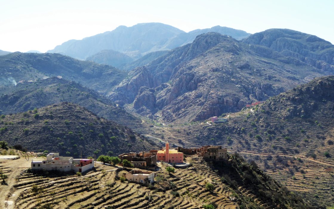 Tizi escarpment.