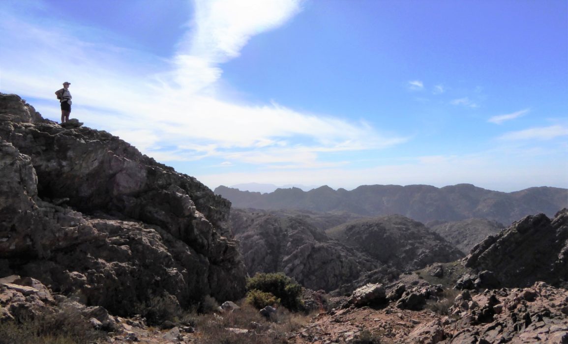 From Jebel Tikwyene most of the north western summits can be seen.