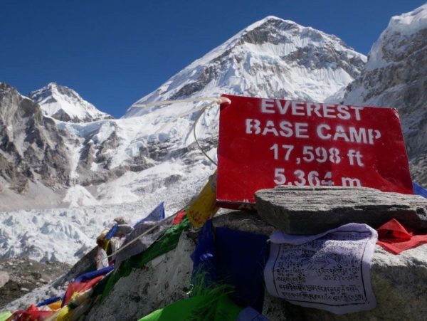 Everest Basecamp Trek for two people, including flights and accommodation