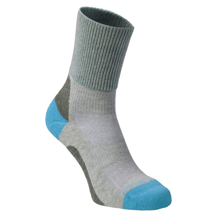 Summer walking sock. Coolmax vented socks with padded support