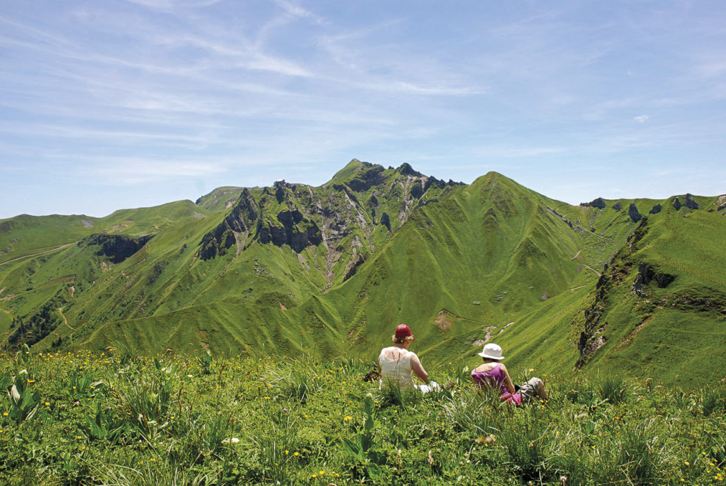 Great picnic views: Sancy ridge