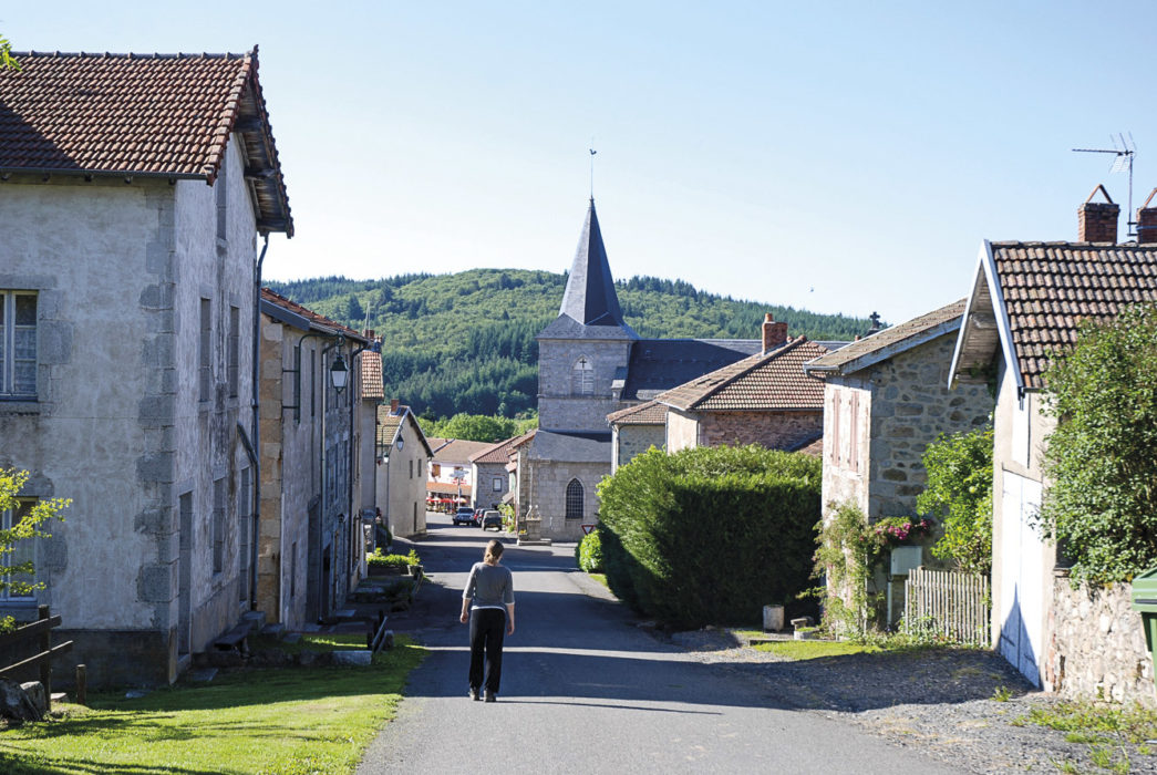 Walking through the sleepy village of St Nicolas